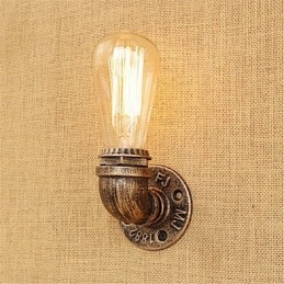 Landlig Retro-Maleri For Mini-Stil, Omgivelseslys, Vegglampe