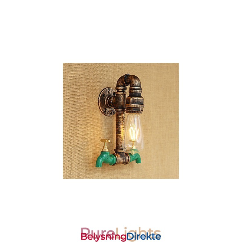 Landlig Retro-Maleri For Mini-Stil Omgivelseslys Vegglampe