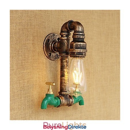 Landlig Retro-Maleri For Mini-Stil Omgivelseslys Vegglampe