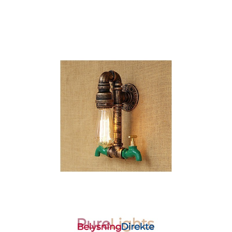 Landlig Retro-Maleri For Mini-Stil Omgivelseslys Vegglampe