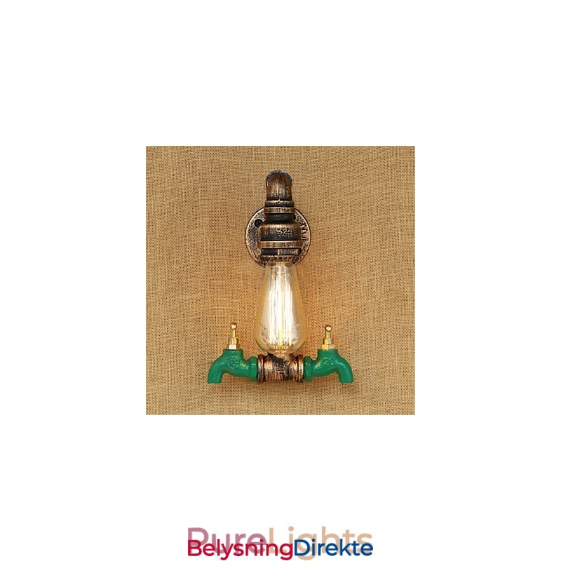 Landlig Retro-Maleri For Mini-Stil Omgivelseslys Vegglampe