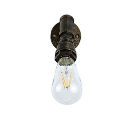 Vegglampe Vegglampe Veggjernsvegglampe Dum Black Lightsaber-Lampe På Veggen