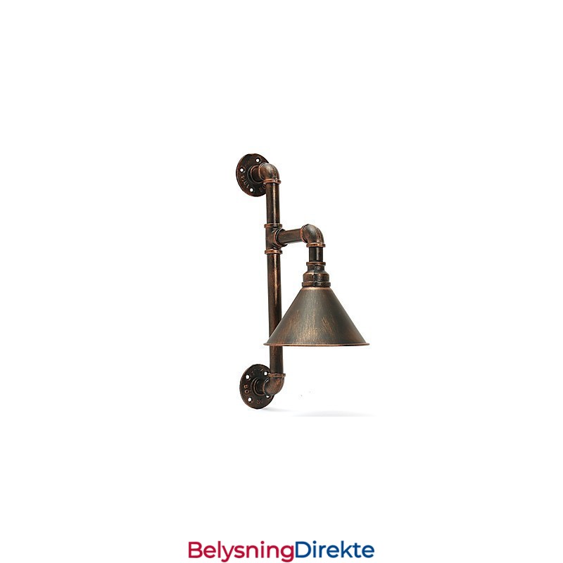 Vannrør Vegglamper Retro Industriell Stil Kreativ Landlig Metall Restaurant Kafé Barer Barbord Vegglamper