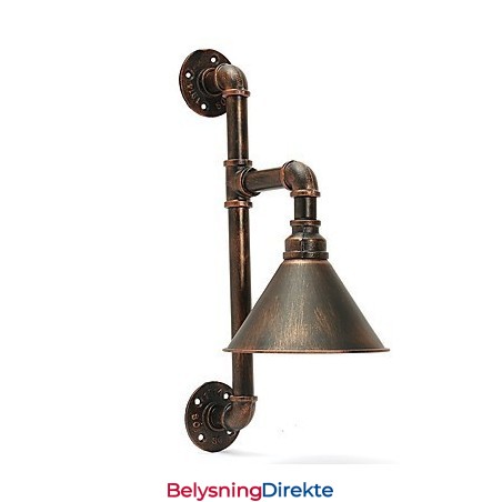 Vannrør Vegglamper Retro Industriell Stil Kreativ Landlig Metall Restaurant Kafé Barer Barbord Vegglamper