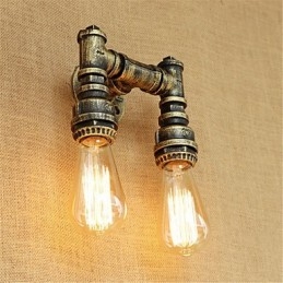 Rustikk Hyttelandlig Retro-Malerifunksjon For Mini-Stil Omgivelseslysvegglampetter