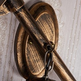 Rustikk Hyttemaling For Mini-Stil Opplyst Vegglampe C