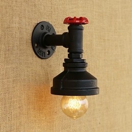 Landlig Retro-Maleri For Omgivelseslys Vegglampe