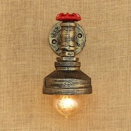 Landlig Retro-Maleri For Omgivelseslys Vegglampe