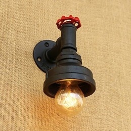 Landlig Retro-Maleri For Omgivelseslys Vegglampe