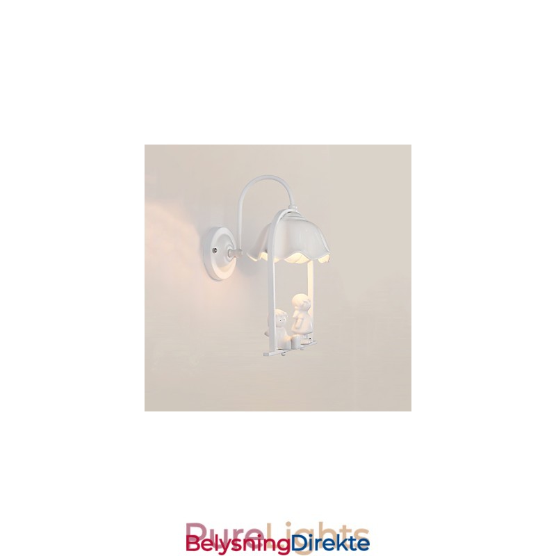 Moderne Samtidsmaleri Funksjon For Øyebeskyttelse Omgivelseslys Vegglampe Vegglampe