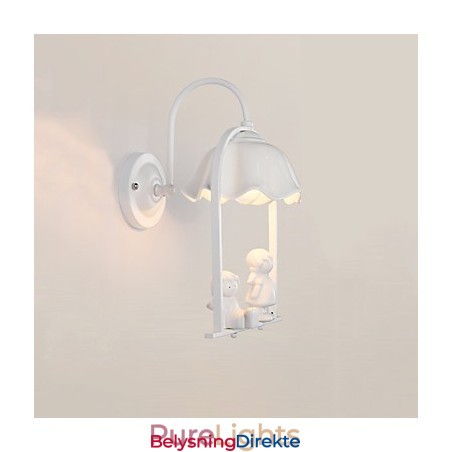 Moderne Samtidsmaleri Funksjon For Øyebeskyttelse Omgivelseslys Vegglampe Vegglampe