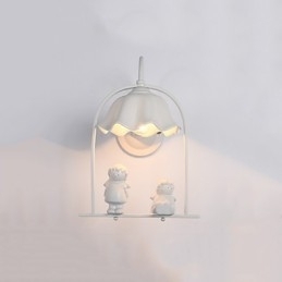 Moderne Samtidsmaleri Funksjon For Øyebeskyttelse Omgivelseslys Vegglampe Vegglampe