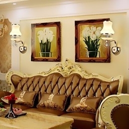 Moderne, Samtidskunstnerisk Galvanisert Funksjon For Krystall, Omgivelseslys, Vegglampe