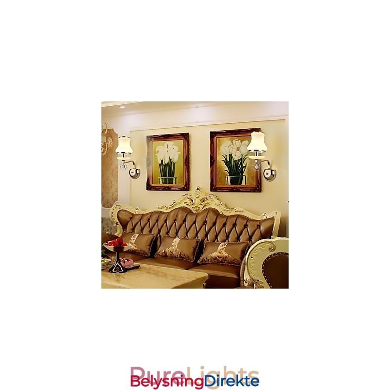 Moderne, Samtidskunstnerisk Galvanisert Funksjon For Krystall, Omgivelseslys, Vegglampe