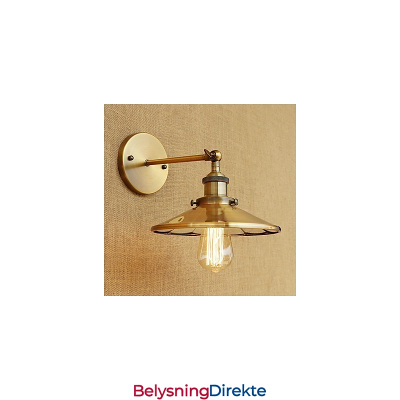 Rustikk Lodge Country Retro Galvanisert Funksjon For Mini-Stil Omgivende Lys Vegglampetter