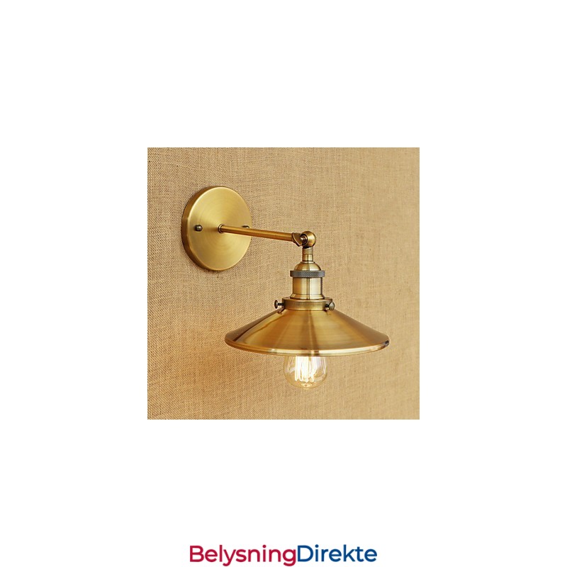 Rustikk Lodge Country Retro Galvanisert Funksjon For Mini-Stil Omgivende Lys Vegglampetter