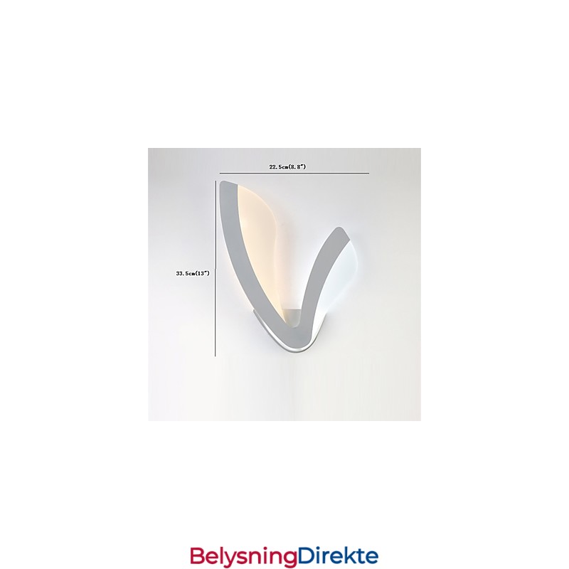 Moderne Vegglamper Enkel Stil Akrylbelysning Stue Gang Soverom Hotellrom Nattbordslampe