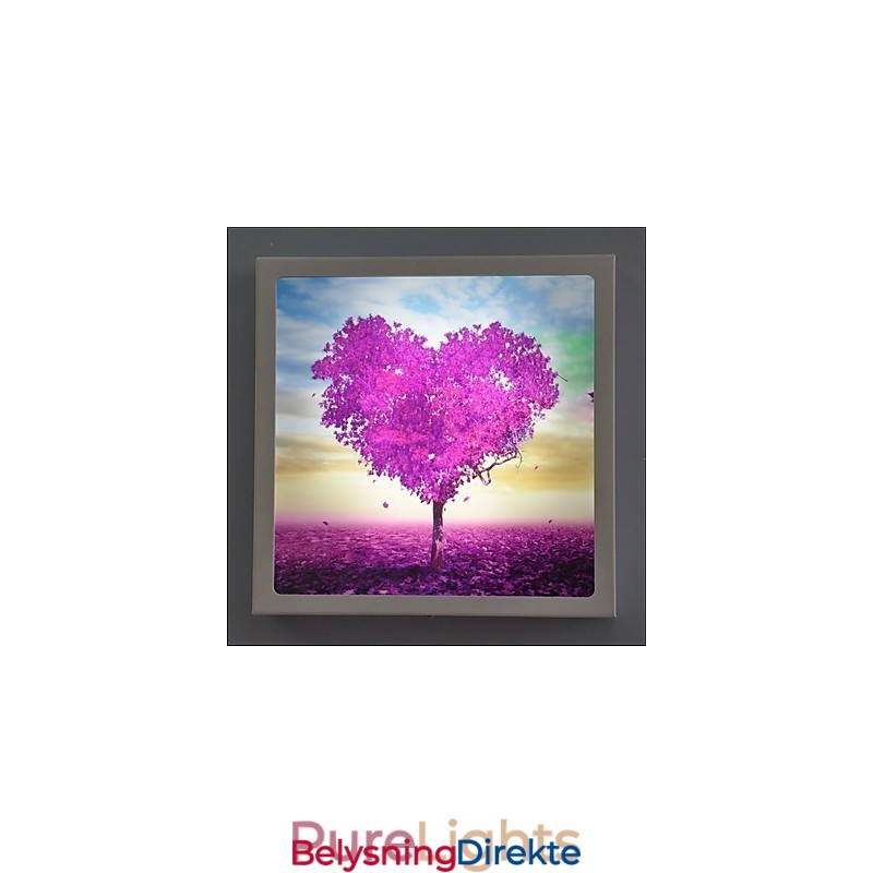 Integrert Moderne Samtidskunstnerisk Moderne Samtidsmalerifunksjon For Omgivende Lysvegglamper