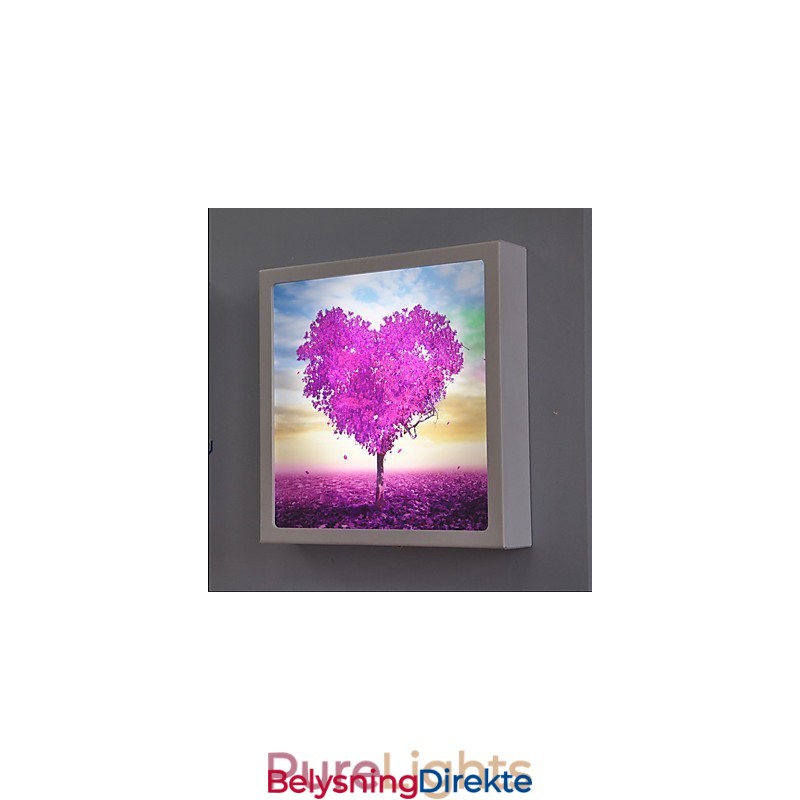 Integrert Moderne Samtidskunstnerisk Moderne Samtidsmalerifunksjon For Omgivende Lysvegglamper