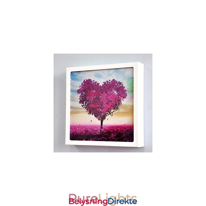 Integrert Moderne Samtidskunstnerisk Moderne Samtidsmalerifunksjon For Omgivende Lysvegglamper