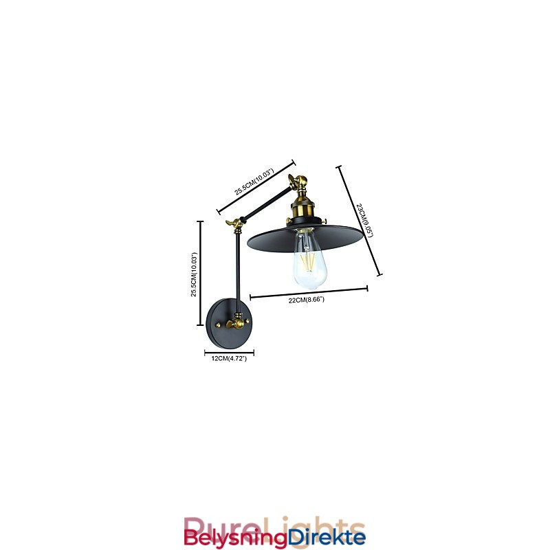 Rustikk Hytte Tradisjonell Klassisk Maling Funksjon For Downlight Vegglamper Vegglampe