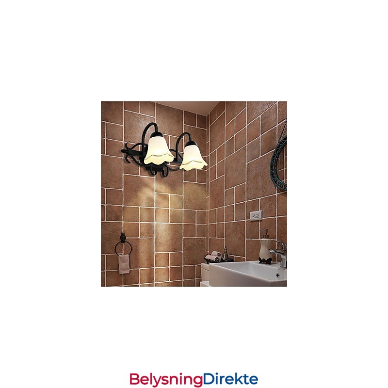 Rustikk Hytte Galvanisert Funksjon For Downlight Baderomsbelysning Vegglampe