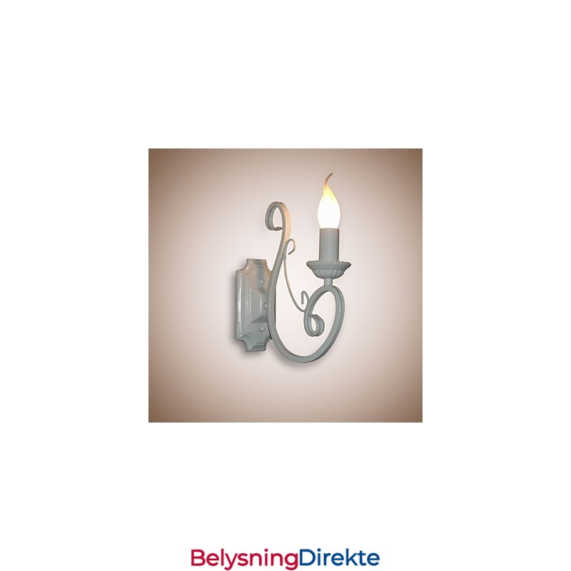 Stearinlyslampe Nattbordslampe Vegglampe Jernkorridor Kreativ Pastoral Speillampe