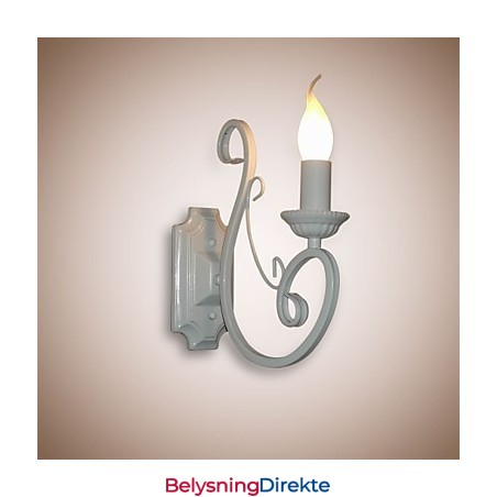 Stearinlyslampe Nattbordslampe Vegglampe Jernkorridor Kreativ Pastoral Speillampe