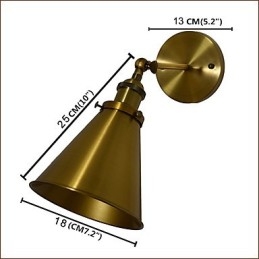 Vegglampe Vegglampe Veggjernsvegglampe Dum Black Lightsaber-Lampe På Veggen