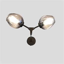 Rustikk Hytte, Vintage, Landlig Retro-Maleri, Vegglampe I Ministil Med Omgivende Lys