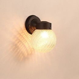 Moderne, Samtidskunstnerisk Svart Oksidfinish For Mini-Stil Omgivelseslysvegglamper