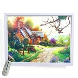 Integrert Moderne Samtidskunstnerisk Moderne Samtidsmalerifunksjon For Omgivende Lysvegglamper