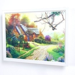 Integrert Moderne Samtidskunstnerisk Moderne Samtidsmalerifunksjon For Omgivende Lysvegglamper