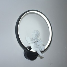 Vegglampe Moderne Kreativ Personlighetslampe Designer Angel Dekorasjonslampe Aluminium Integrert Korridor Vegglampe