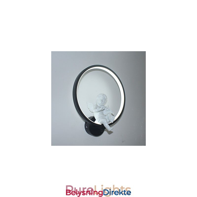 Vegglampe Moderne Kreativ Personlighetslampe Designer Angel Dekorasjonslampe Aluminium Integrert Korridor Vegglampe