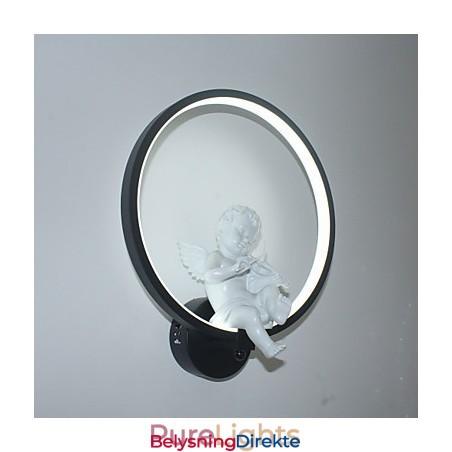 Vegglampe Moderne Kreativ Personlighetslampe Designer Angel Dekorasjonslampe Aluminium Integrert Korridor Vegglampe