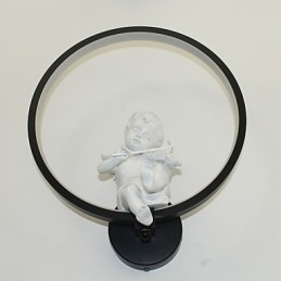 Vegglampe Moderne Kreativ Personlighetslampe Designer Angel Dekorasjonslampe Aluminium Integrert Korridor Vegglampe