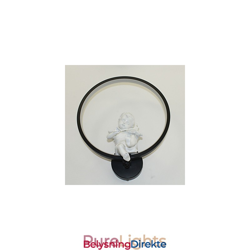 Vegglampe Moderne Kreativ Personlighetslampe Designer Angel Dekorasjonslampe Aluminium Integrert Korridor Vegglampe