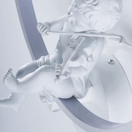 Vegglampe Moderne Kreativ Personlighetslampe Designer Angel Dekorasjonslampe Aluminium Integrert Korridor Vegglampe