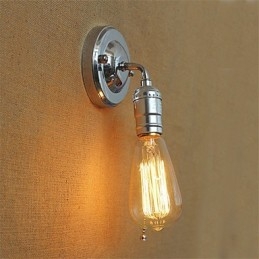Retro Loft Edison Vegglampe Soverom Vegglamper For Hjem Opp Ned Rustikk Industriell Enkelthode Korridor Stue Mini Veggdekor