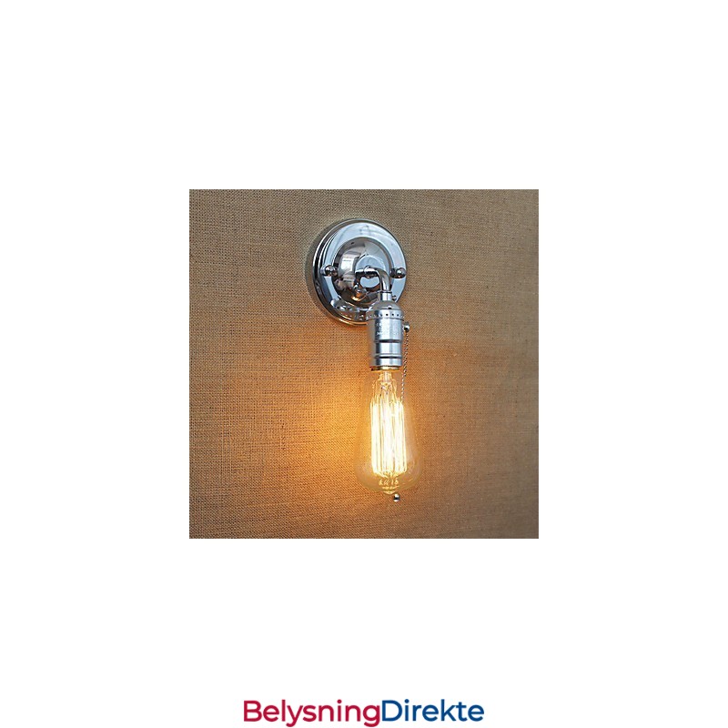 Retro Loft Edison Vegglampe Soverom Vegglamper For Hjem Opp Ned Rustikk Industriell Enkelthode Korridor Stue Mini Veggdekor