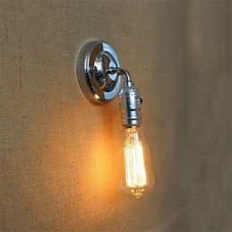 Retro Loft Edison Vegglampe Soverom Vegglamper For Hjem Opp Ned Rustikk Industriell Enkelthode Korridor Stue Mini Veggdekor
