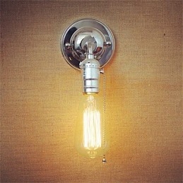Retro Loft Edison Vegglampe Soverom Vegglamper For Hjem Opp Ned Rustikk Industriell Enkelthode Korridor Stue Mini Veggdekor