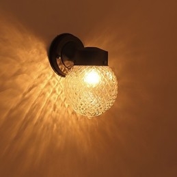 Vegglampe Moderne Samtidsstil Sort Oksidfinish Funksjon For Mini-Stil Omgivelseslys Vegglampetter