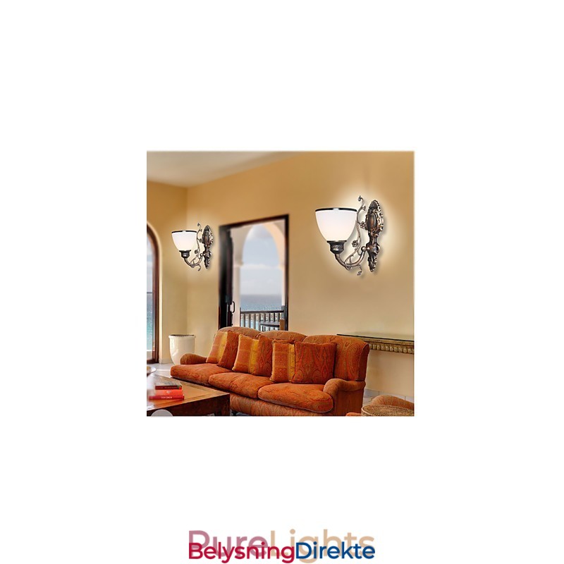 Enkel Amerikansk Vegglampe Nattbordslampe Stue Dekorativ Lampe Smijern Europeisk Stil Kreativ Vegglampe