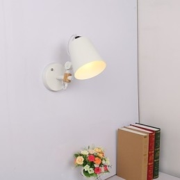Moderne Samtidsmaleri For Omgivelseslys Vegglampe Med Vegglampe