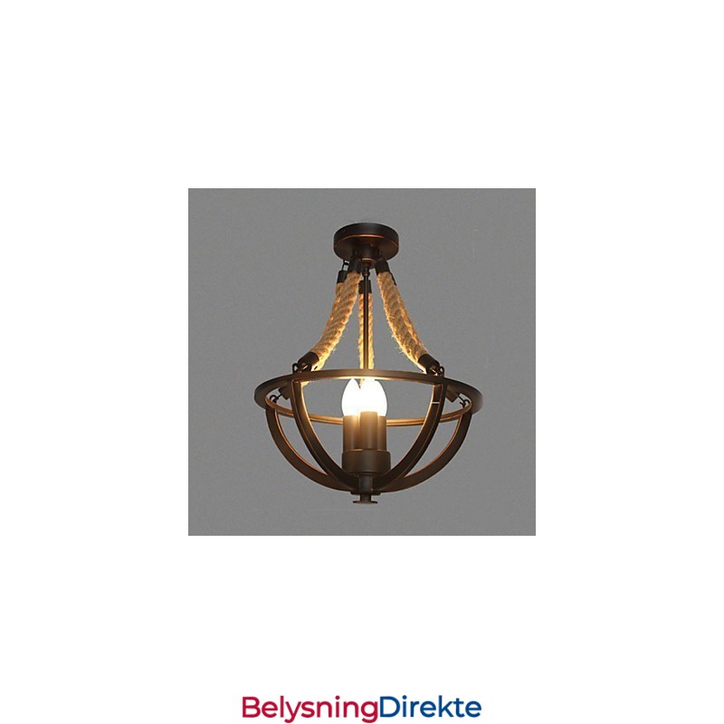 Amerikansk Taklampe I Retrostil Med Tau