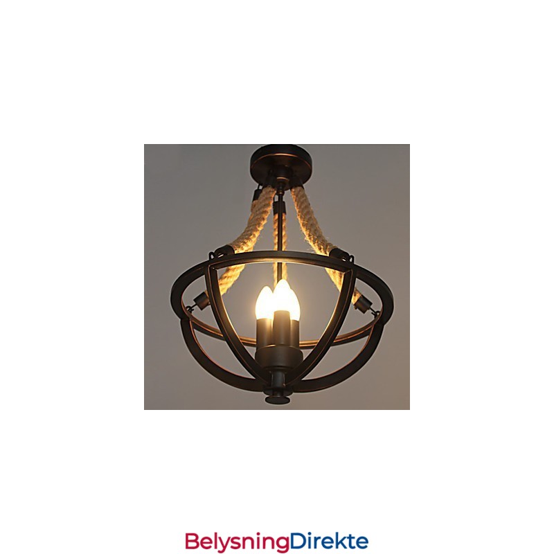 Amerikansk Taklampe I Retrostil Med Tau