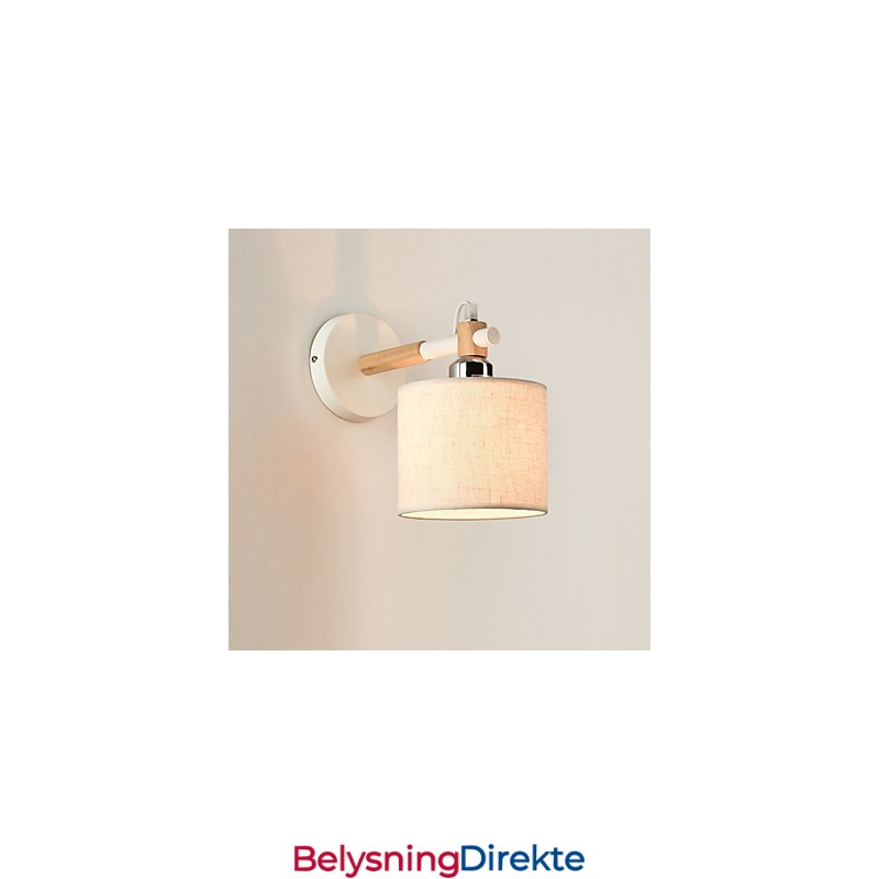 Stoffvegglampe Moderne Samtidsstil Funksjon Omgivelseslys Vegglamper