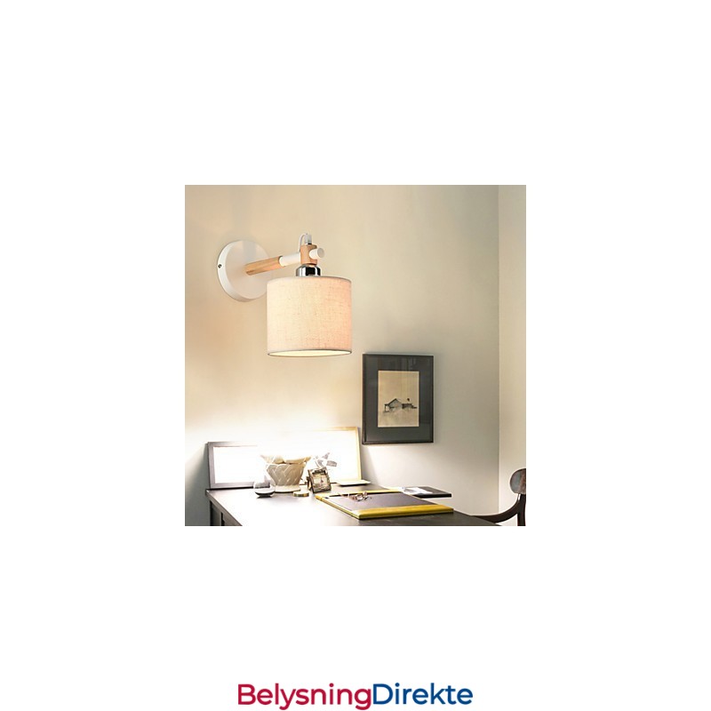 Stoffvegglampe Moderne Samtidsstil Funksjon Omgivelseslys Vegglamper